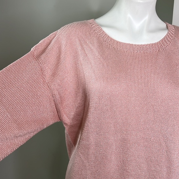 Casa Kaos Pink Side Slit Tunic Sweater size mediumNWT - Picture 2 of 5
